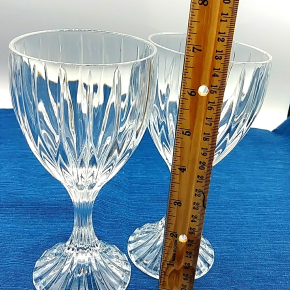 Last 2 Mikasa Park Lane Water or Wine Glasses. 6.75" tall - Picture 6 of 6